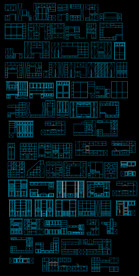 全屋现代家具柜cad