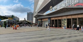 庆阳城市人群延时摄影