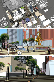 红星路改造SU模型