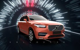 2019款沃尔沃xc90车模