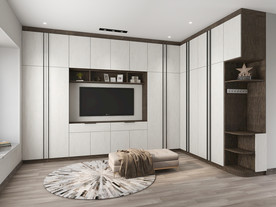 白色风格轻奢衣柜