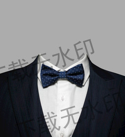 男士证件照西装