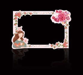 母亲节合影框