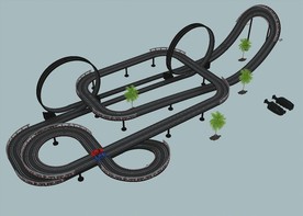 赛车  赛道 模型