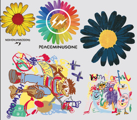 抽象涂鸦风男女