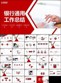 银行计划总结汇报分析报告ppt