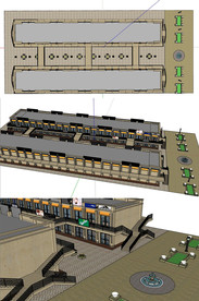 商业街的SketchUp