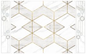 白色大理石几何