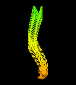 NS发光艺术曲线PNG素材