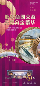 城央都会繁华红色商圈单图