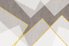 现代简约抽象几何地毯