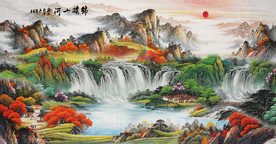国画山水国画山国画