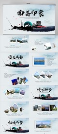 江西南昌印象旅游电子相册PPT