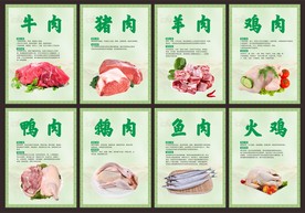 肉类简介 肉类介绍 肉类展板
