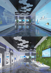 电子展厅3DMAX模型 效果图