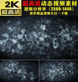 绚丽紫色蓝色科技感点线粒子视频