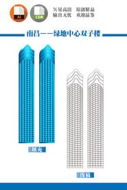 南昌绿地中心双子楼