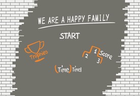 砖块字母奖杯硅藻泥