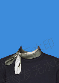 领花证件照衣服