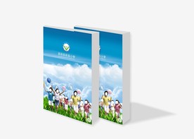 小学画册封面 蓝色封面 封面