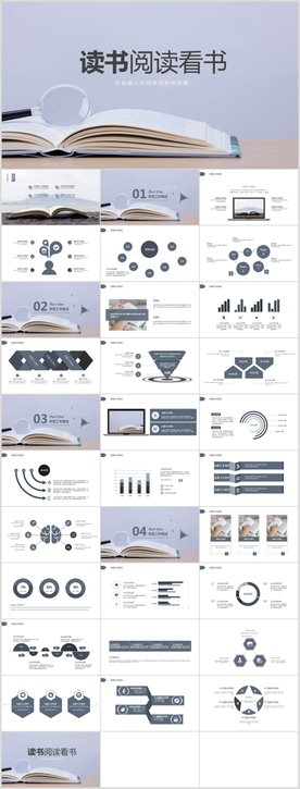 读书阅读好书推荐读书心得PPT