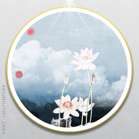 现代组合无框画