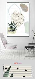 抽象几何图形北欧现代装饰画