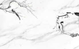 花鸟简约唯美山水 TIF分层