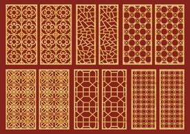花纹隔断