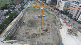 建筑工地航拍素材