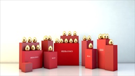 金蛋台 金蛋堆头