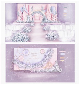 粉蓝小清新婚礼