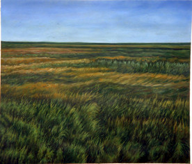 游戏场景插图，油画