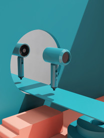 吹风机C4D场景建模KS渲染