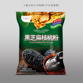 黑芝麻核桃粉包装