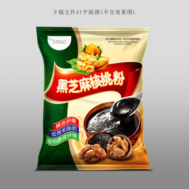 黑芝麻核桃粉包装
