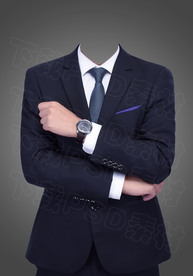 男形象照证件照型男照工作照简历