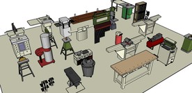 草图大师模型木工工具合集