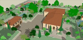 草图大师模型度假别墅