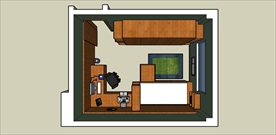 草图大师模型家装模型1居室