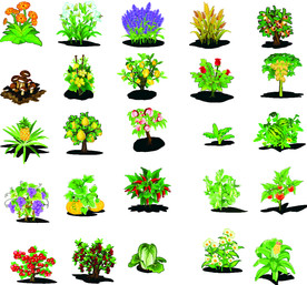 植物 ui 设计 卡通