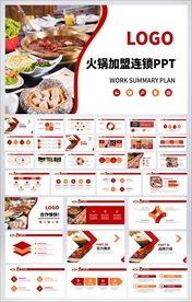 火锅加盟连锁PPT模板