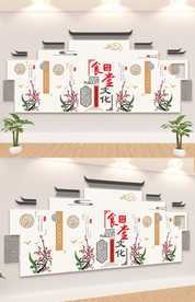 食堂文化形象墙