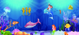 卡通海底世界
