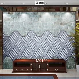 3D几何 青砖 立体 轻奢