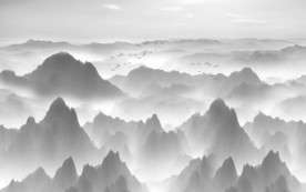 新中式电视背景墙