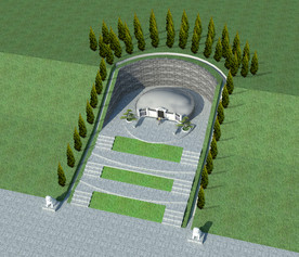 墓地坟墓设计案例效果图