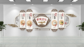 食堂文化食堂标语形象墙
