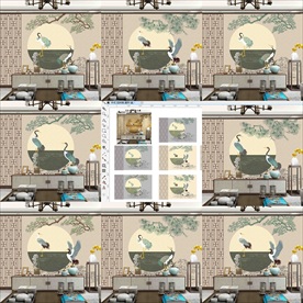 松鹤延年 6种组合方式