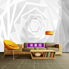 3D空间 旋涡 立体背景墙